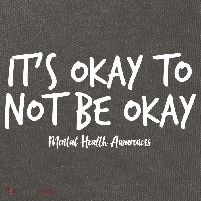 It's Okay To Not Be Okay Mental Health Awareness Cotton Canvas Backpack