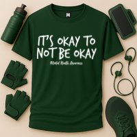 It's Okay To Not Be Okay Mental Health Awareness Cooling Performance Crew T-Shirt