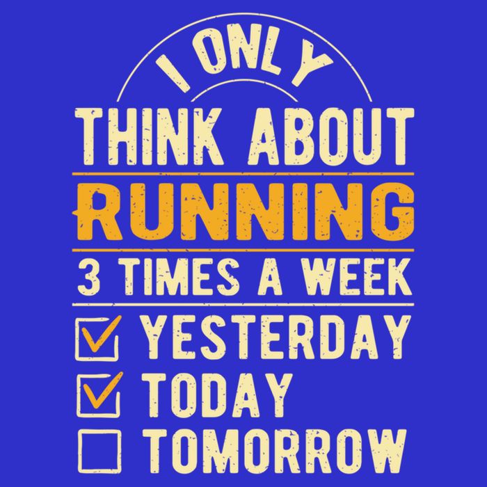I Only Think About Running Sayings Runner Quotes Marathon Gift 16 in Basic Backpack