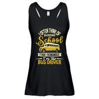 I Often Think Of Skipping School - School Bus Driver Ladies Essential Flowy Tank