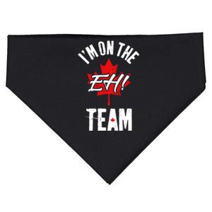 Im On The Eh Team Sports Funny Happy Canada Day USA-Made Doggie Bandana