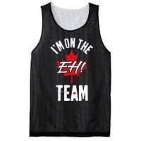 Im On The Eh Team Sports Funny Happy Canada Day Mesh Reversible Basketball Jersey Tank