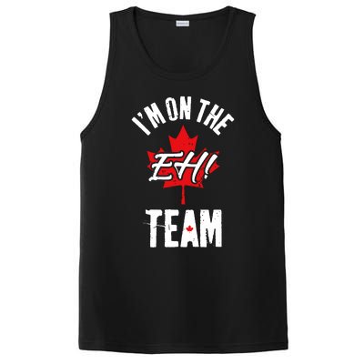 Im On The Eh Team Sports Funny Happy Canada Day PosiCharge Competitor Tank