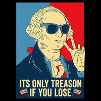 Its Only Treason If You Lose George Washington 16 in Basic Backpack