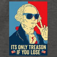 Its Only Treason If You Lose George Washington Vector Backpack