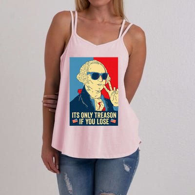 Its Only Treason If You Lose George Washington Women's Strappy Tank