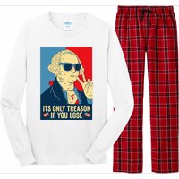 Its Only Treason If You Lose George Washington Long Sleeve Pajama Set