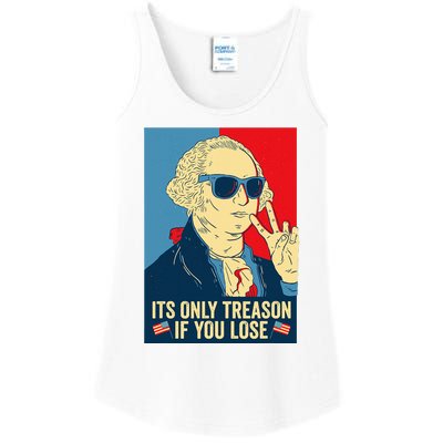 Its Only Treason If You Lose George Washington Ladies Essential Tank