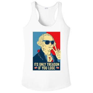 Its Only Treason If You Lose George Washington Ladies PosiCharge Competitor Racerback Tank