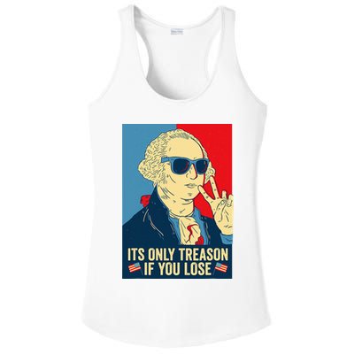 Its Only Treason If You Lose George Washington Ladies PosiCharge Competitor Racerback Tank