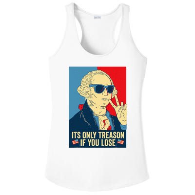 Its Only Treason If You Lose George Washington Ladies PosiCharge Competitor Racerback Tank