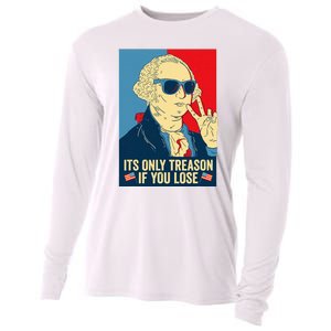 Its Only Treason If You Lose George Washington Cooling Performance Long Sleeve Crew