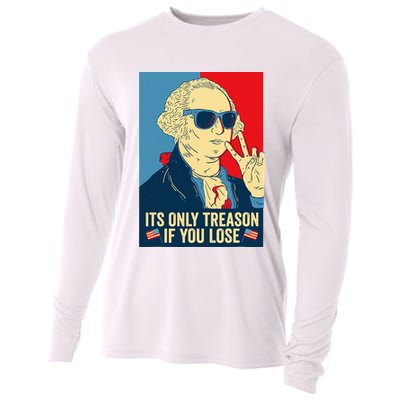 Its Only Treason If You Lose George Washington Cooling Performance Long Sleeve Crew