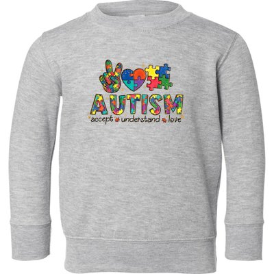 Its Ok To Be Different Autism Awareness Toddler Sweatshirt