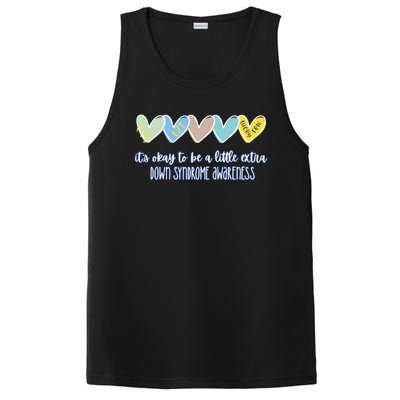 ItS Ok To Be A Little Extra Down Syndrome Awareness PosiCharge Competitor Tank