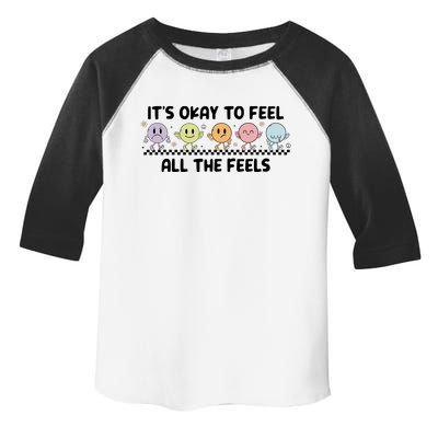 ItS Okay To Feel All The Feels Tal Health Toddler Fine Jersey T-Shirt