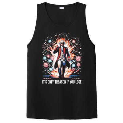 ItS Only Treason If You Lose George Washington 4th July PosiCharge Competitor Tank