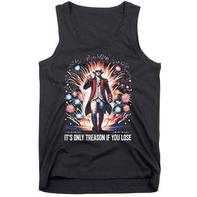 ItS Only Treason If You Lose George Washington 4th July Tank Top