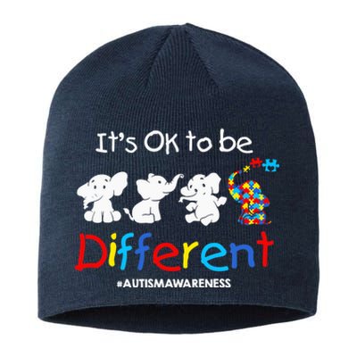 Its Ok To Be Different Autism Awareness Acceptance Wo Sustainable Beanie