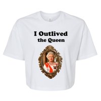 I Outlived The Queen Bella+Canvas Jersey Crop Tee