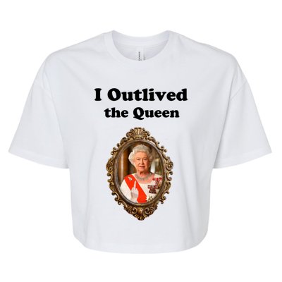 I Outlived The Queen Bella+Canvas Jersey Crop Tee