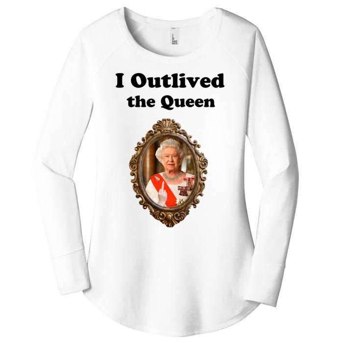 I Outlived The Queen Women's Perfect Tri Tunic Long Sleeve Shirt