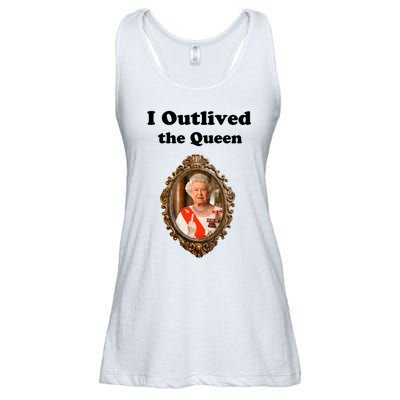 I Outlived The Queen Ladies Essential Flowy Tank