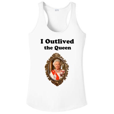 I Outlived The Queen Ladies PosiCharge Competitor Racerback Tank