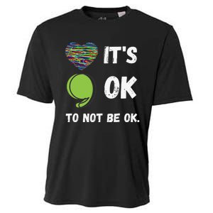 It's Okay To Not Be Okay Mental Health Awareness Depression Cooling Performance Crew T-Shirt