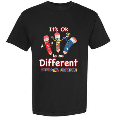 It's OK to be Different Autism Awareness Garment-Dyed Heavyweight T-Shirt