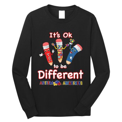 It's OK to be Different Autism Awareness Long Sleeve Shirt