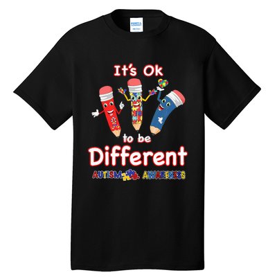 It's OK to be Different Autism Awareness Tall T-Shirt