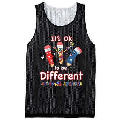 It's OK to be Different Autism Awareness Mesh Reversible Basketball Jersey Tank