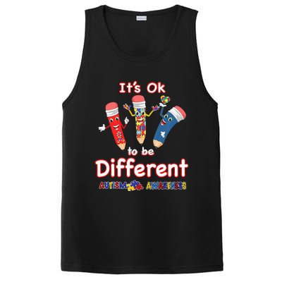 It's OK to be Different Autism Awareness PosiCharge Competitor Tank