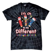 It's OK to be Different Autism Awareness Tie-Dye T-Shirt