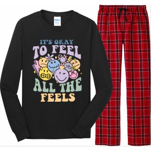 ItS Okay To Feel All The Feels Long Sleeve Pajama Set