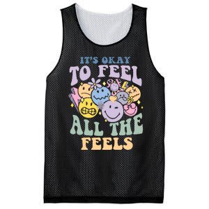 ItS Okay To Feel All The Feels Mesh Reversible Basketball Jersey Tank