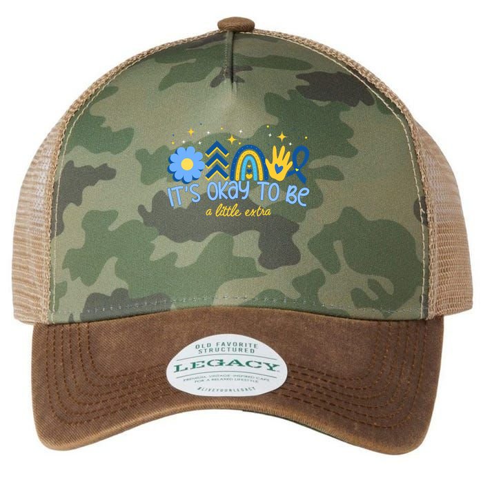 It's Ok To Be A Little Extra World Down Syndrome Legacy Tie Dye Trucker Hat