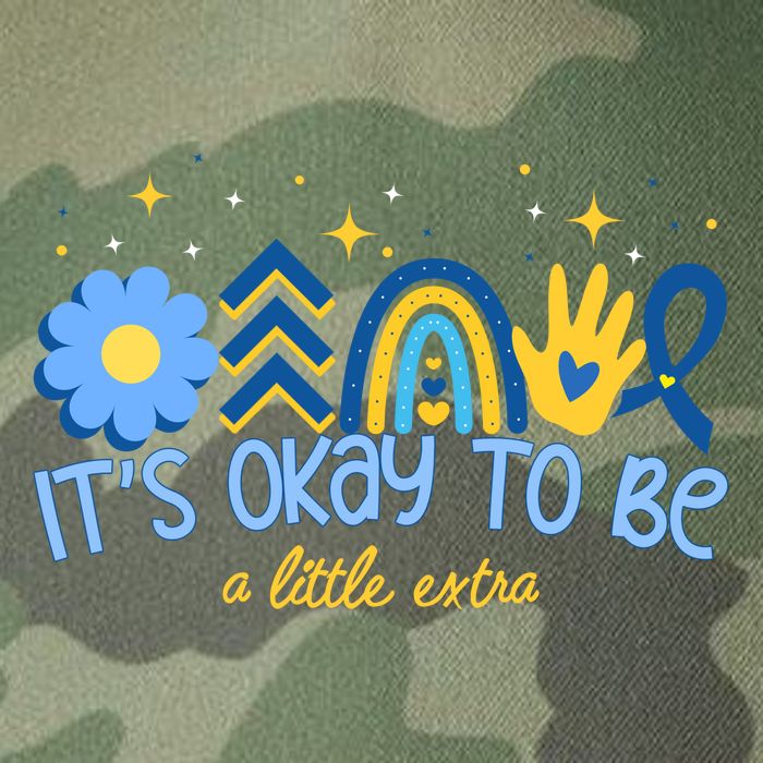 It's Ok To Be A Little Extra World Down Syndrome Legacy Tie Dye Trucker Hat