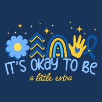 It's Ok To Be A Little Extra World Down Syndrome Drawstring Bag