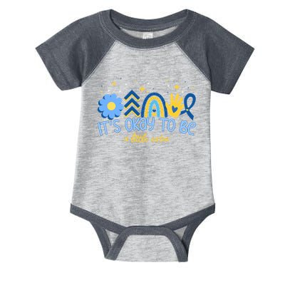 It's Ok To Be A Little Extra World Down Syndrome Infant Baby Jersey Bodysuit