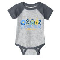 It's Ok To Be A Little Extra World Down Syndrome Infant Baby Jersey Bodysuit