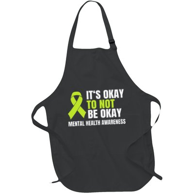 ItS Okay To Not Be Okay Mental Health Ribbon Apron