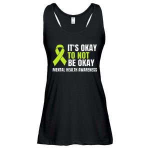 ItS Okay To Not Be Okay Mental Health Ribbon Ladies Essential Flowy Tank