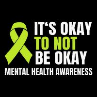 ItS Okay To Not Be Okay Mental Health Ribbon 16 in Basic Backpack