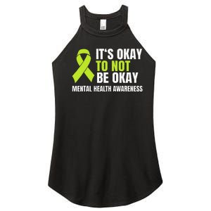 ItS Okay To Not Be Okay Mental Health Ribbon Women's Perfect Tri Rocker Tank