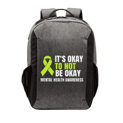 ItS Okay To Not Be Okay Mental Health Ribbon Vector Backpack