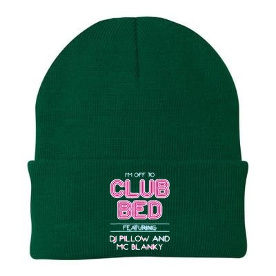 IM Off To Club Bed Featuring Dj Pillow And Mc Blanky Knit Cap Winter Beanie