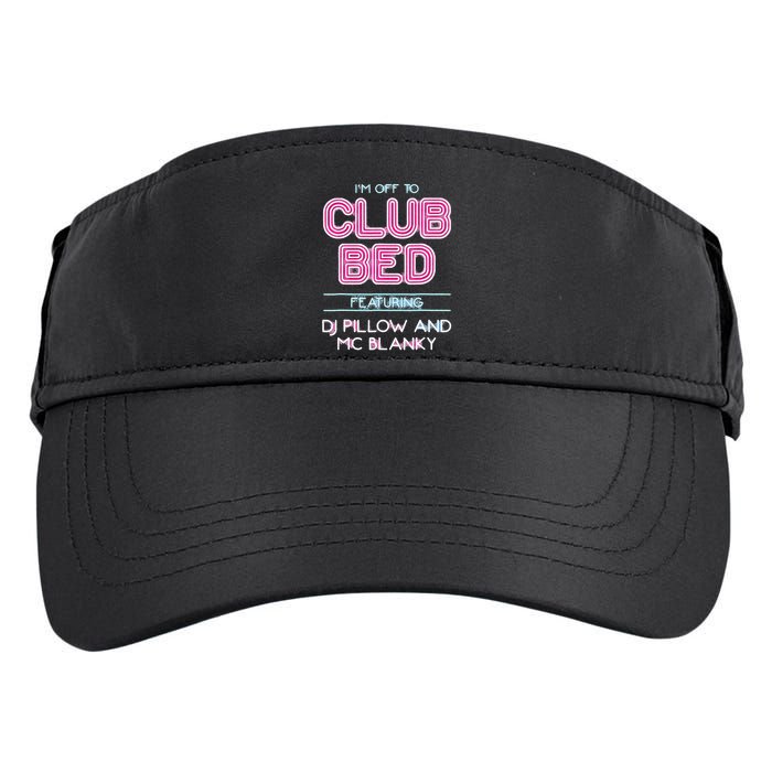 IM Off To Club Bed Featuring Dj Pillow And Mc Blanky Adult Drive Performance Visor