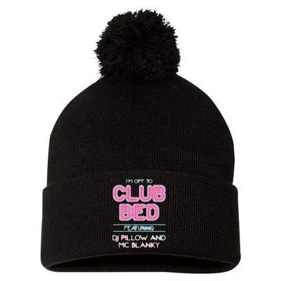 IM Off To Club Bed Featuring Dj Pillow And Mc Blanky Pom Pom 12in Knit Beanie